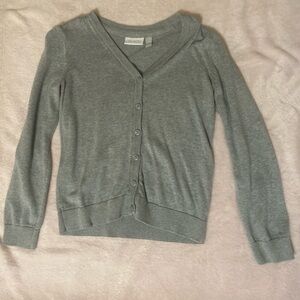 The Children's Place Gray Button-Up Cardigan